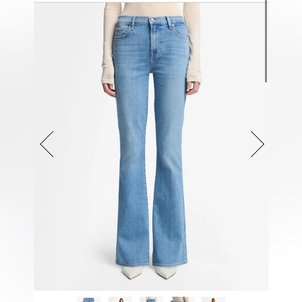 7 For All Mankind Slim Illusion High Waist Ali